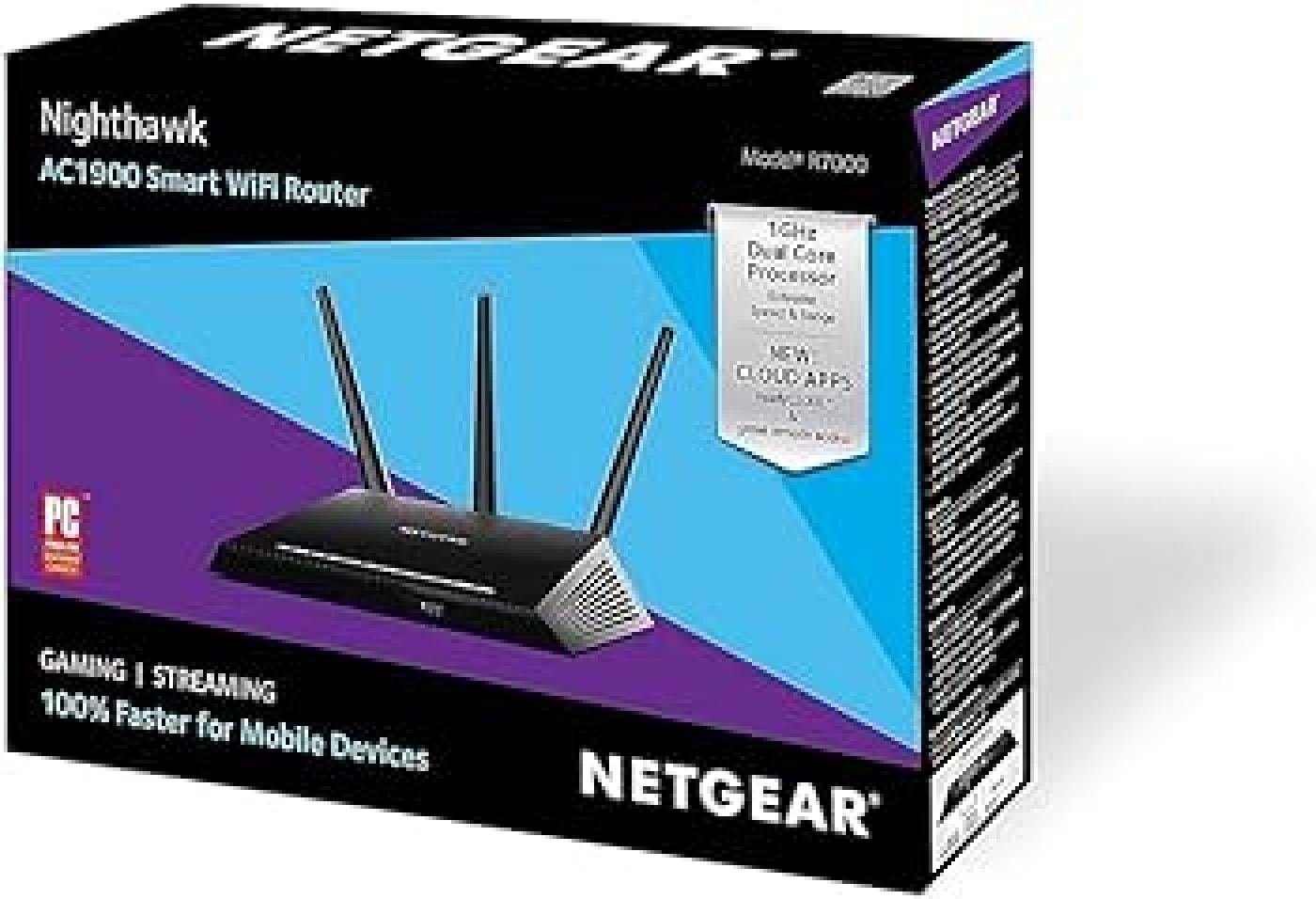 Netgear Nighthawk AC1900 Smart WiFi Router R7000