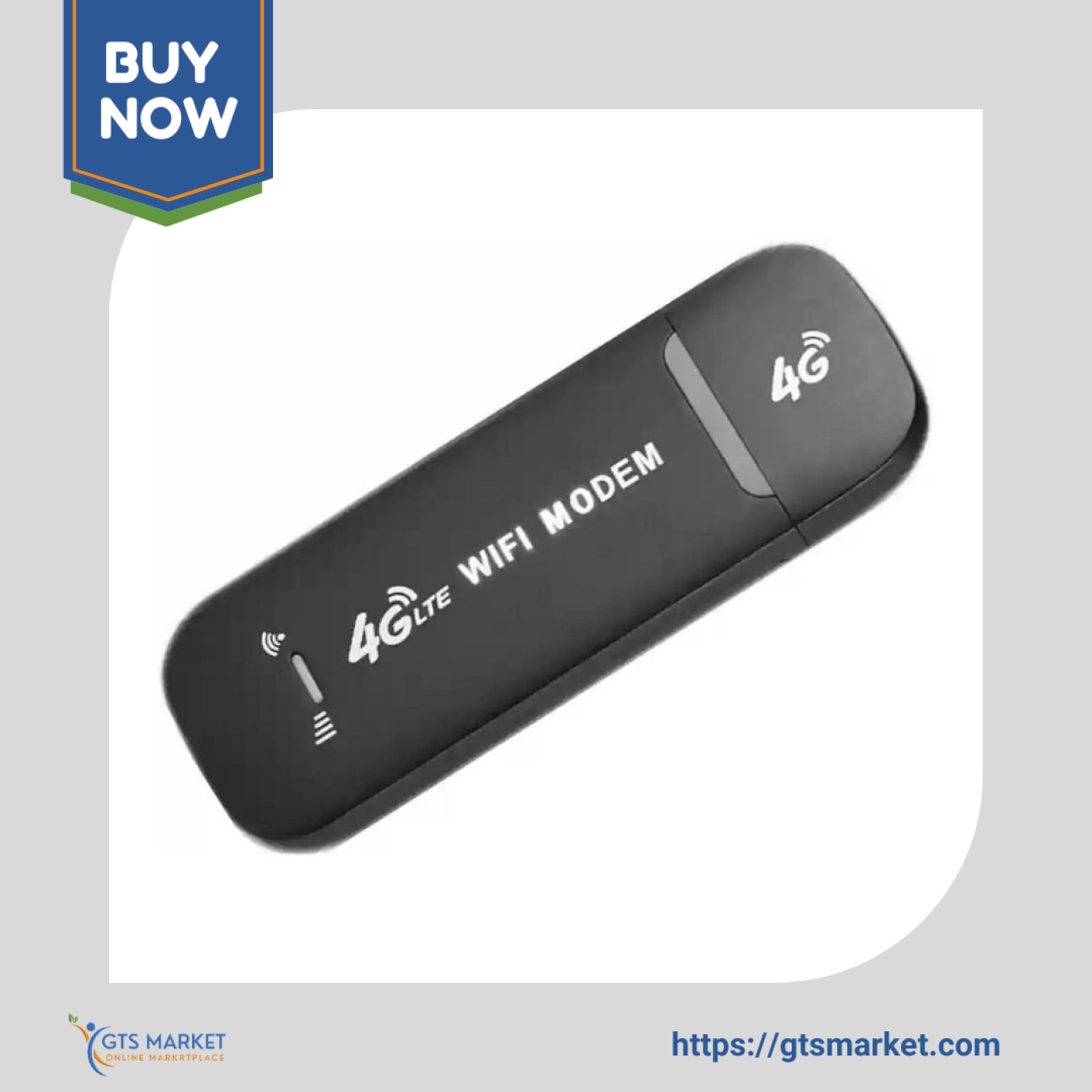 LTE 4G USB Modem with WiFi Hotspot - Portable Black