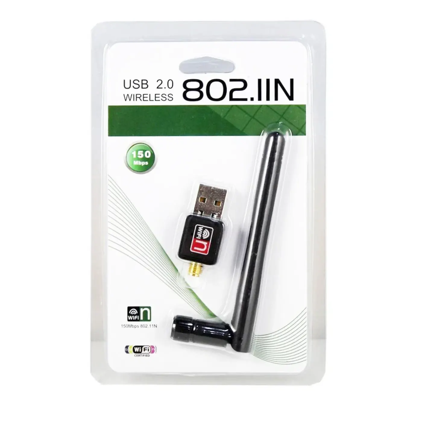 USB 2.0 Wireless 802.11n Adapter for Fast Connectivity